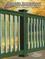 Grand Illusions vinyl fence brochure. Has all the colors available in the Grand Illusions Landscape and Estate series as well as the wood grain finishes in the WoodBond line.