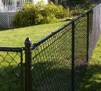 System21 Chain Link Fence is available in Galvanized, Black, White, Brown and Green