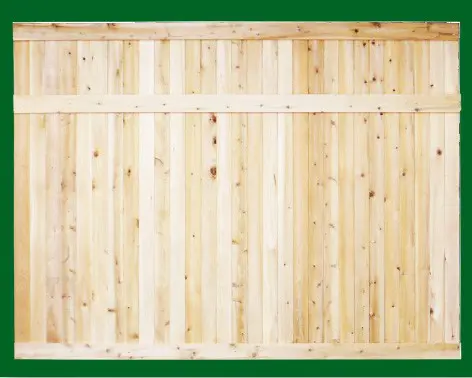 Eastern White Cedar one piece T&G Cedar privacy panels