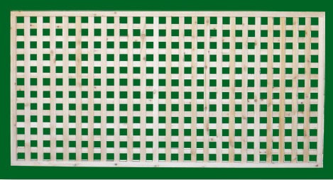Eastern White Cedar Lattice Panel with square Lattice