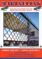 Marine Link Colored Chain Link Fabric (Mesh) - we delivery ONLY within the service area.