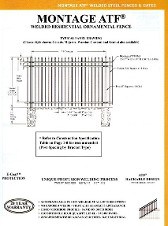 Ameristar Montage rackable steel fence catalog